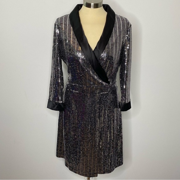 INC International Concepts Mirror Ball Blazer Dress - Picture 6 of 16